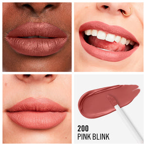 Rimmel London Cor líquida mega matte duradoura #200-pink blink 7,4 ml
