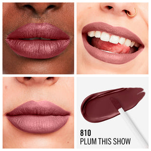 Rimmel London Batom líquido mega matte duradoura #810-plum este programa 7,4 ml
