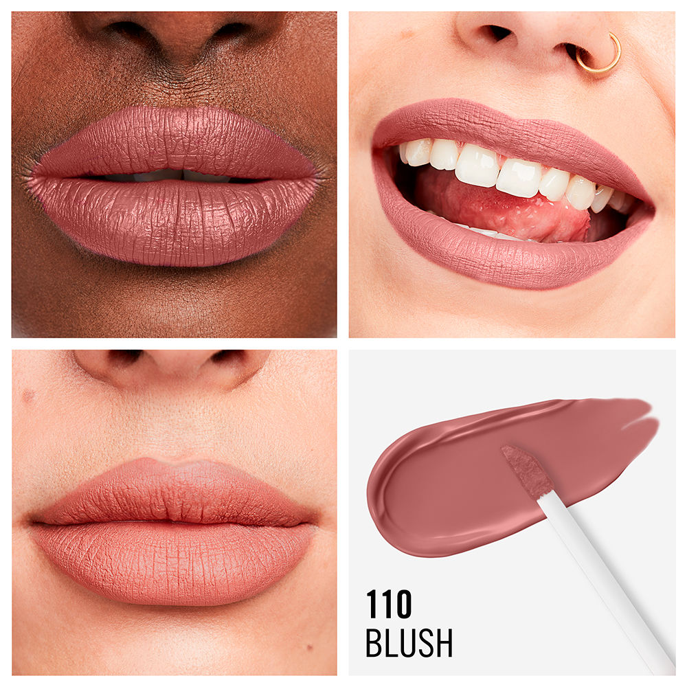 Rimmel London Batom líquido mega matte duradoura #110-blush 7,4ml