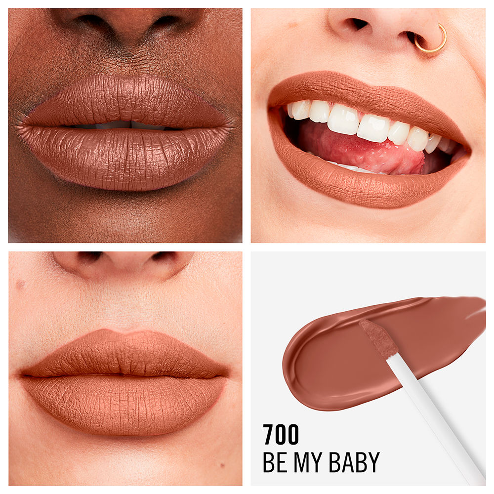 Rimmel London Batom líquido mega matte duradoura #700-be my baby 7,4 ml