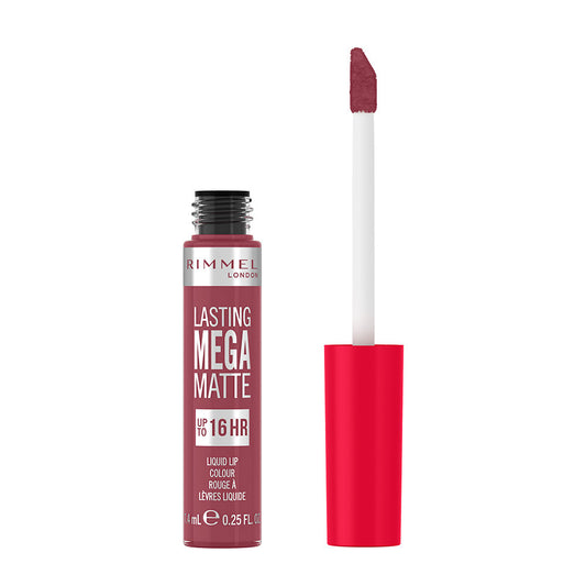Rimmel London Batom líquido mega matte duradoura #900-revishing rosa 7,4 ml