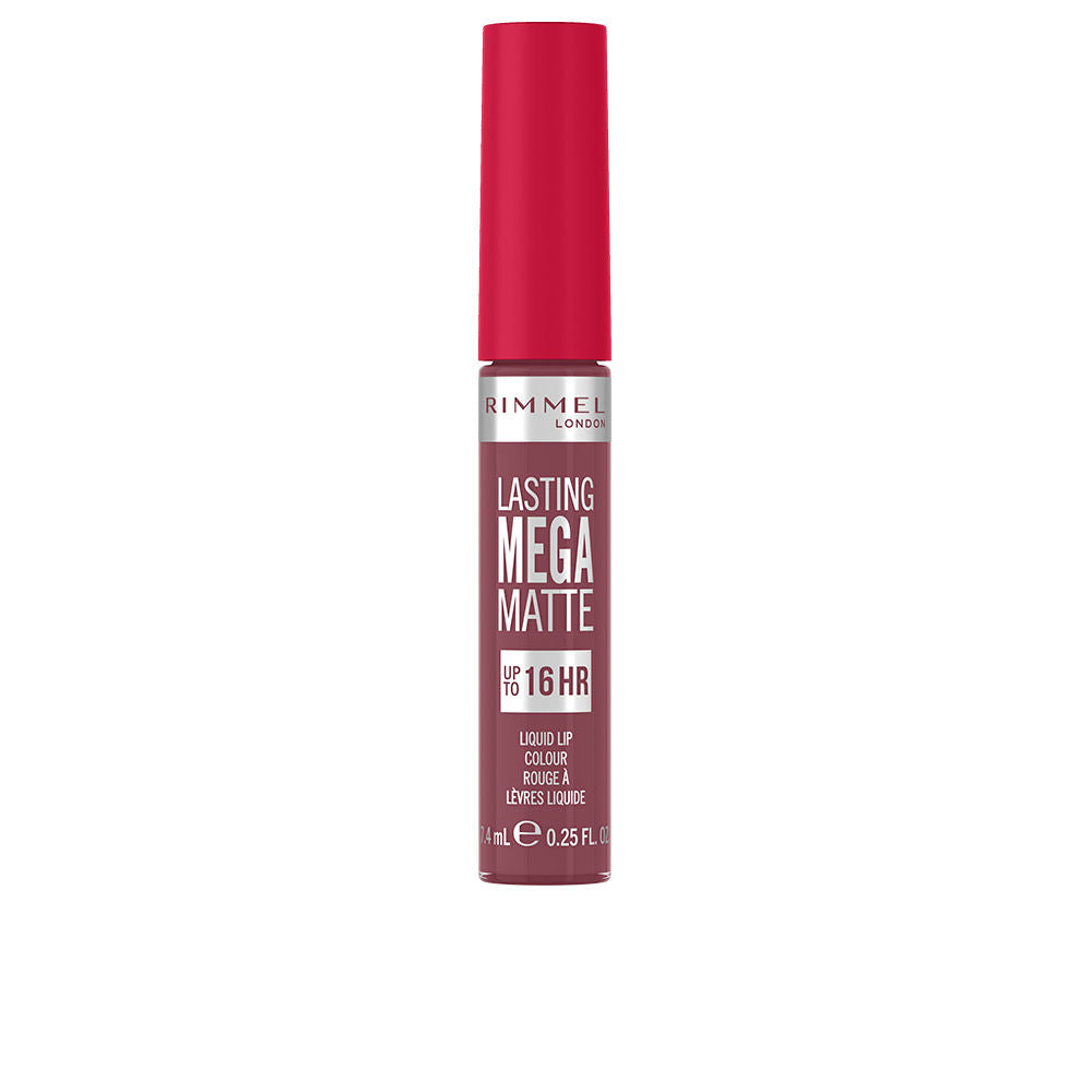 Rimmel London Batom líquido mega matte duradoura #900-revishing rosa 7,4 ml