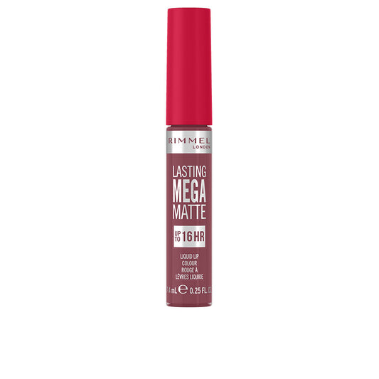 Rimmel London Batom líquido mega matte duradoura #900-revishing rosa 7,4 ml