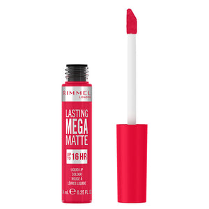 Rimmel London Cor líquida mega matte duradoura #910-fuchsia flush 7,4ml