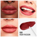 Rimmel London Batom líquido mega matte duradoura #930-ruby paixão 7,4ml