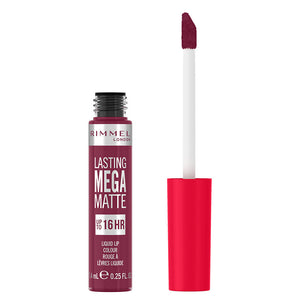 Rimmel London Batom líquido mega matte duradoura #940-rock me roxo 7,4 ml