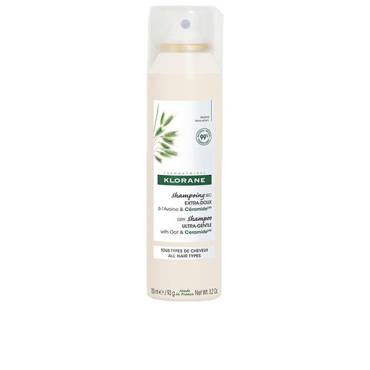 Klorane Champô Seco Ultra-Suave com Leite de Aveia 150ml