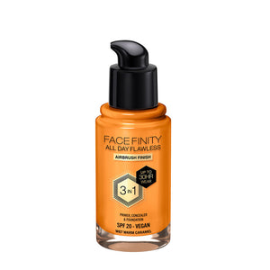 Max Factor Facefinidade o dia todo impecável base 3 em 1 nº 87-caramelo quente 30 ml