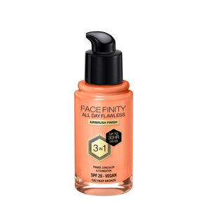 Max Factor Facefinity todo o dia impecável base 3 em 1 #82-deep bronze 30 ml