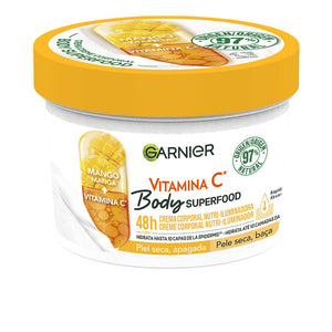 Garnier Corpo superalimento mangá creme corporal nutri-iluminador para pele seca e opaca 380 ml