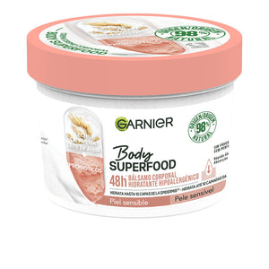 Garnier Corpo superalimento avena bálsamo corporal hidratante hipoalergénico pele sensato 380 ml
