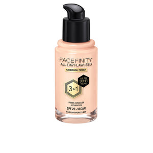 Max Factor Facefinidade o dia todo impecável 3 em 1 base #c10-fair porcelana 30 ml