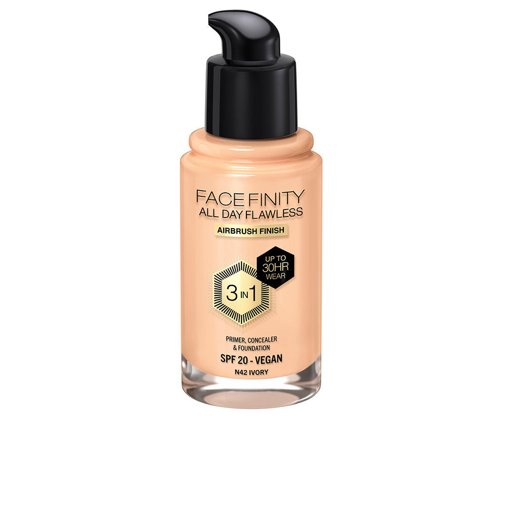 Max Factor Facefinidade o dia todo impecável 3 in 1 base de maquilhagem #n42-ivory 30 ml