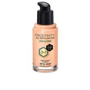 Max Factor Facefinity todo o dia impecável base 3 em 1 #n45-amêndoa quente 30 ml