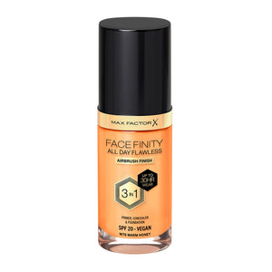 Max Factor Facefinidade o dia todo impecável base 3 em 1 #w78-mel quente 30 ml