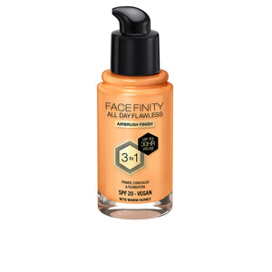 Max Factor Facefinidade o dia todo impecável base 3 em 1 #w78-mel quente 30 ml