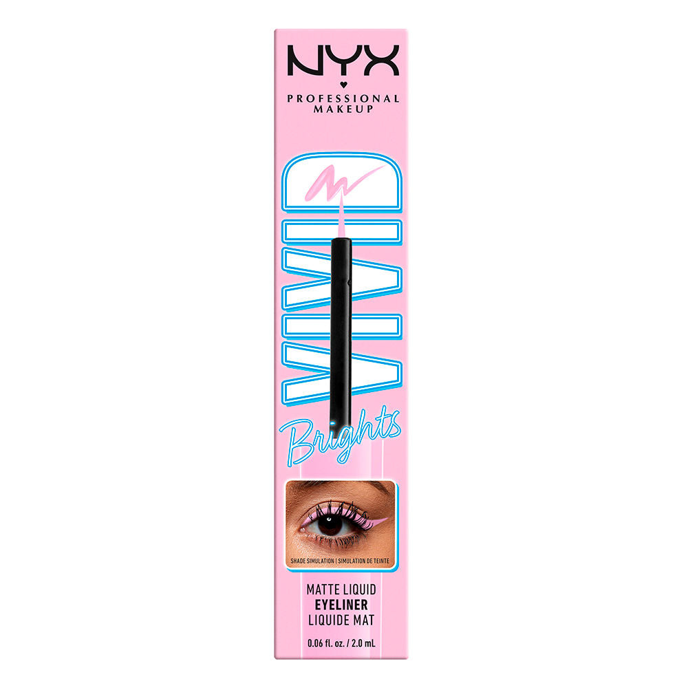 Nyx Professional Make Up Delineador líquido brilhante vívido #07-sneaky rosa 2 ml