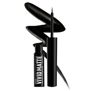 Nyx Professional Make Up Delineador líquido vívido mate #preto 2 ml