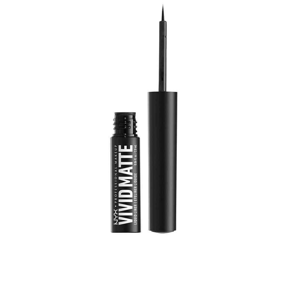 Nyx Professional Make Up Delineador líquido vívido mate #preto 2 ml