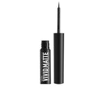 Nyx Professional Make Up Delineador líquido vívido mate #preto 2 ml