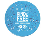 Rimmel London Cera limpa para sobrancelhas gente e gratuita #001-clara 8 gr