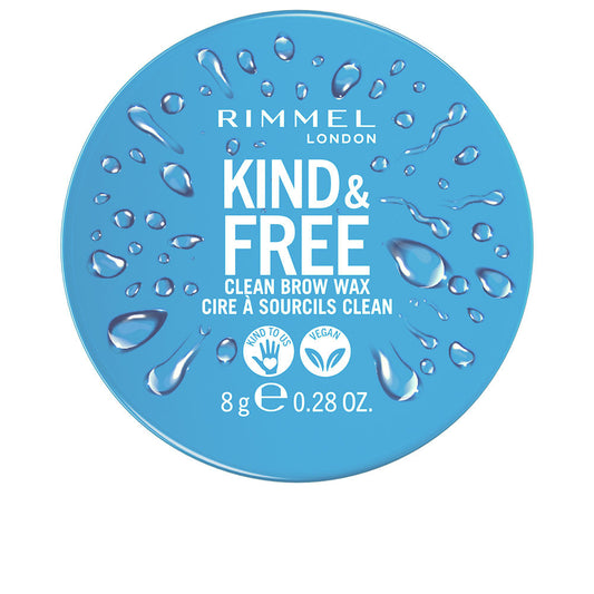 Rimmel London Cera limpa para sobrancelhas gente e gratuita #001-clara 8 gr