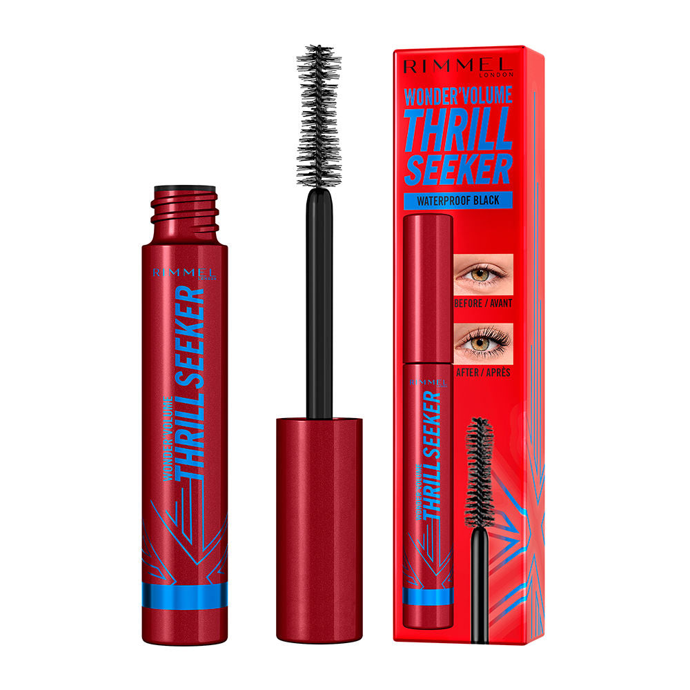 Rimmel London Rímel maravilha 'volume procurador de emoção à prova d'água #preto 8 ml