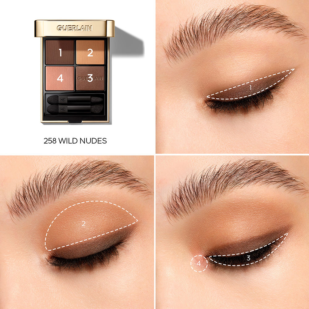 Guerlain Paleta de sombras ombres g ouro #258 nus selvagens 6 gr