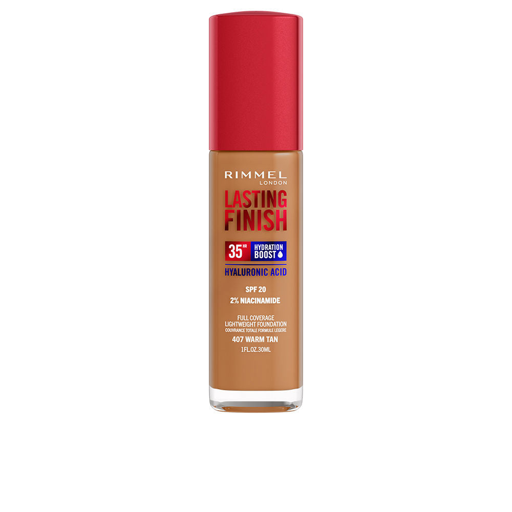 Rimmel London Impulso de acabamento duradoura de hidratação spf20 #407-warm bronzeado 30 ml