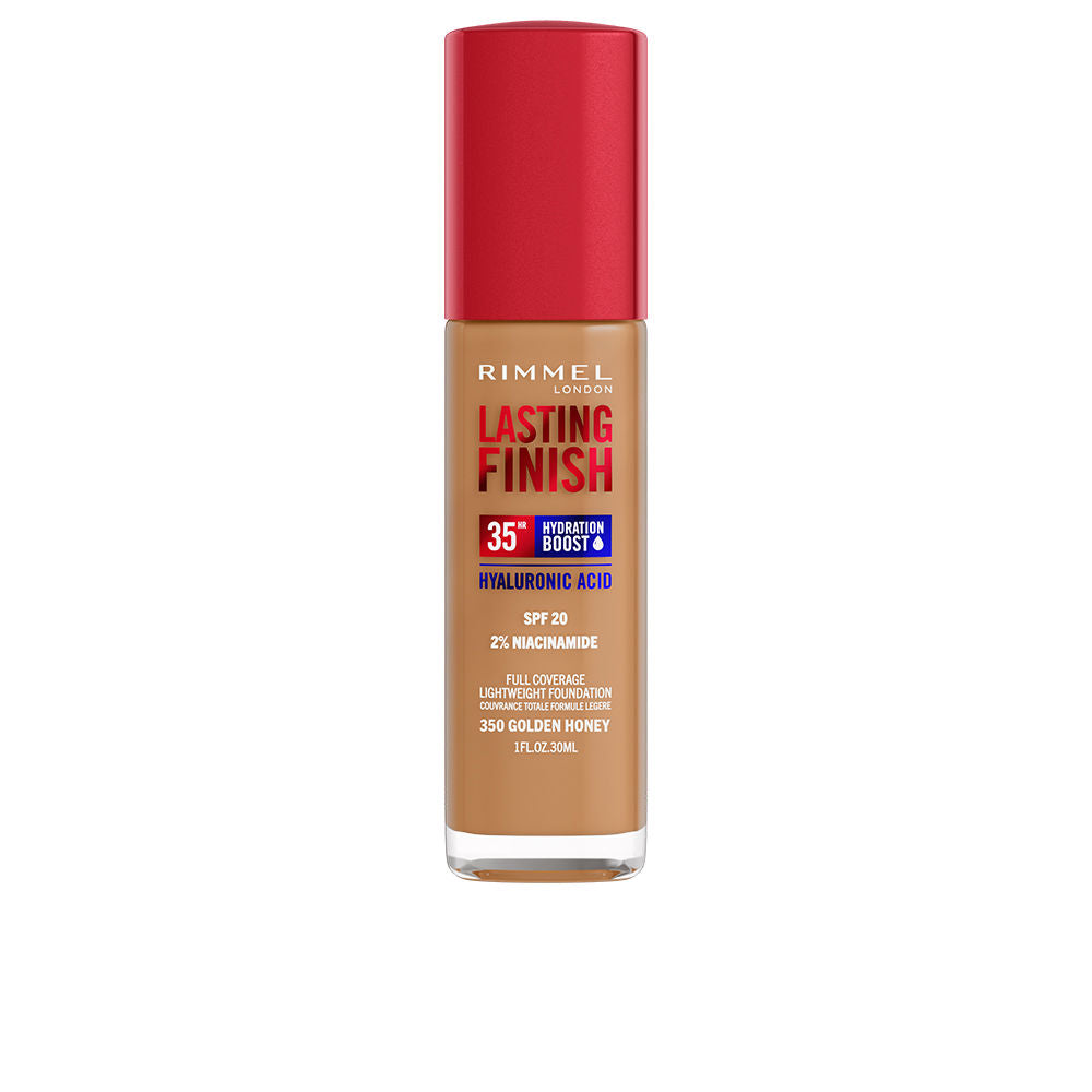 Rimmel London Lasting finish boost de hidratação spf20 #350-golden mel 30 ml