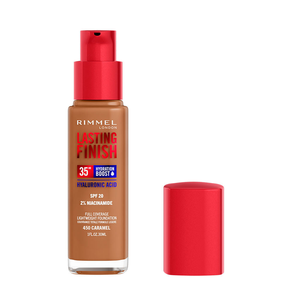Rimmel London Impulso de acabamento duradoura de hidratação spf20 #450-caramel 30 ml