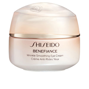 Shiseido Beneficência creme de olhos suavizante de rugas 15 ml