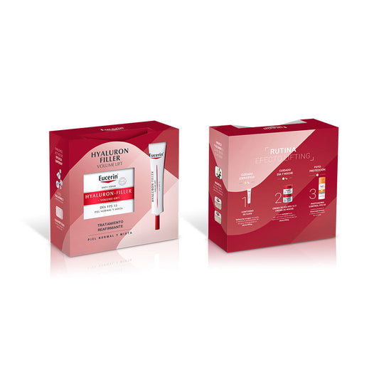 Eucerin Preenchimento de hialuron + elevador de volume día piel normal mixta estuche 2 pz