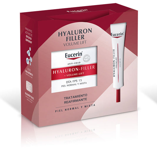 Eucerin Preenchimento de hialuron + elevador de volume día piel normal mixta estuche 2 pz
