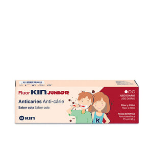 Kin Macarrão de dente fluorkin junior #cola 75 ml