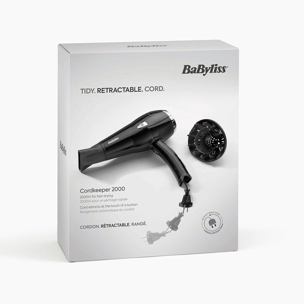 Babyliss Secador d374de com porta cabo automático 2000w 1 unidade