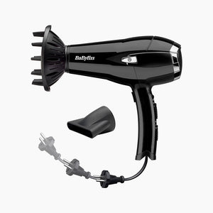 Babyliss Secador d374de com porta cabo automático 2000w 1 unidade
