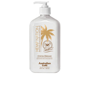 Australian Gold Hemp nation cocoa hidratante bronzeador extensor 535 ml
