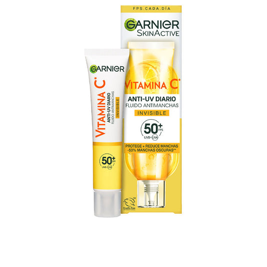 Garnier Fluido antimanchas com vitaminas c fps50+ #invisível 40 ml