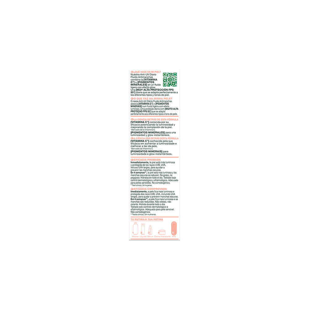 Garnier Fluido antimanchas com vitaminas c fps50+ #brilho 40 ml