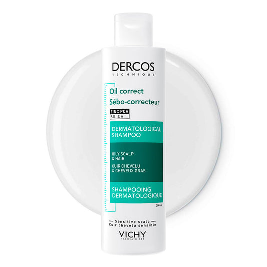Vichy Dercos shampoo controle de sebo para cabelos oleosos 200 ml