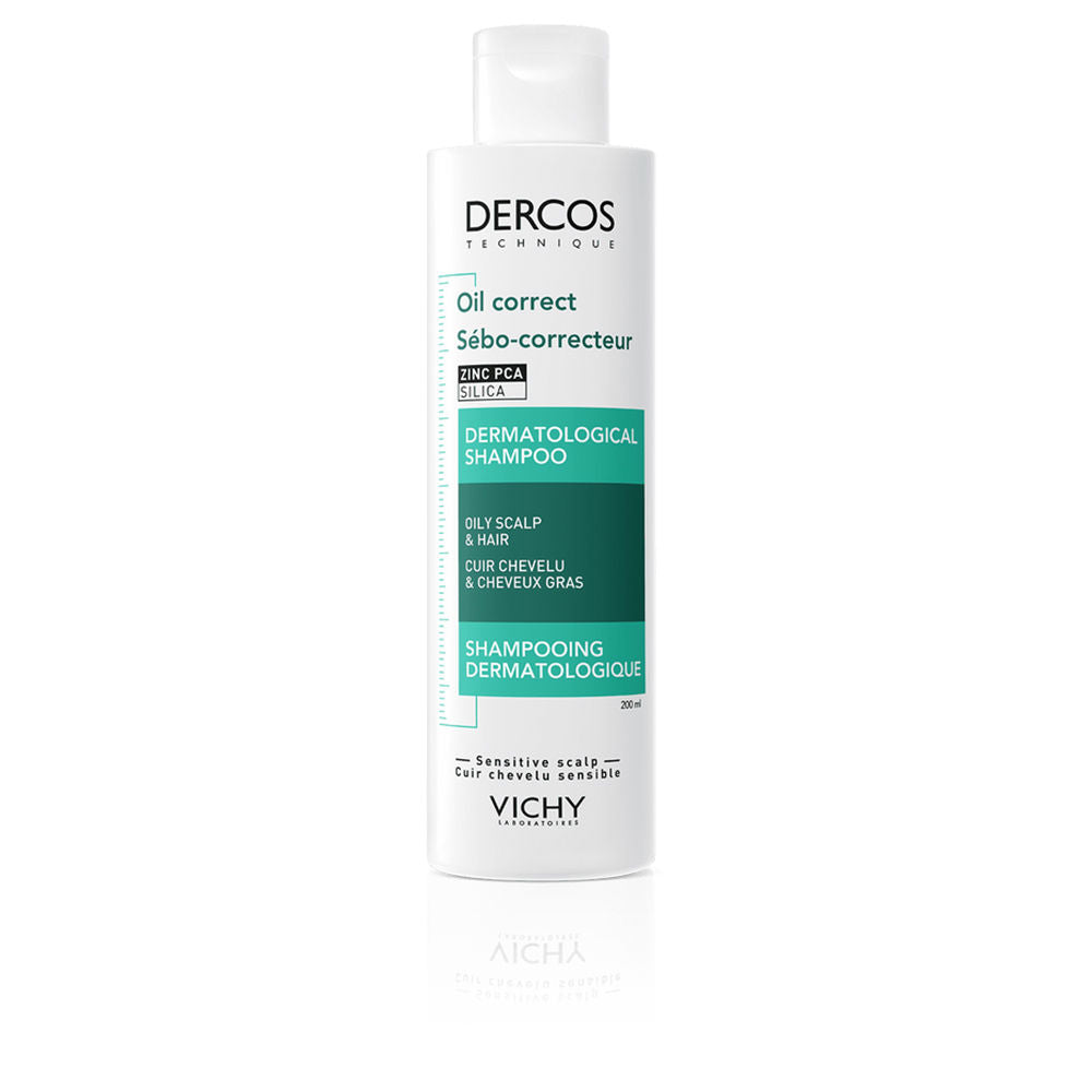 Vichy Dercos shampoo controle de sebo para cabelos oleosos 200 ml