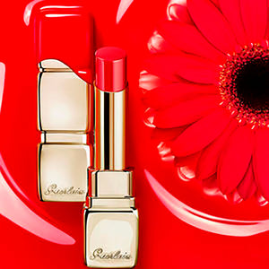 Guerlain Barra kisskiss shine bloom de labios brilho #319-peach beijo 3,2 gr