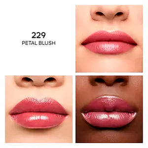 Guerlain KissKiss Shine Bloom Cor de Lábios com Brilho e Efeito Volumizador 229 Petal Rose 3,2g