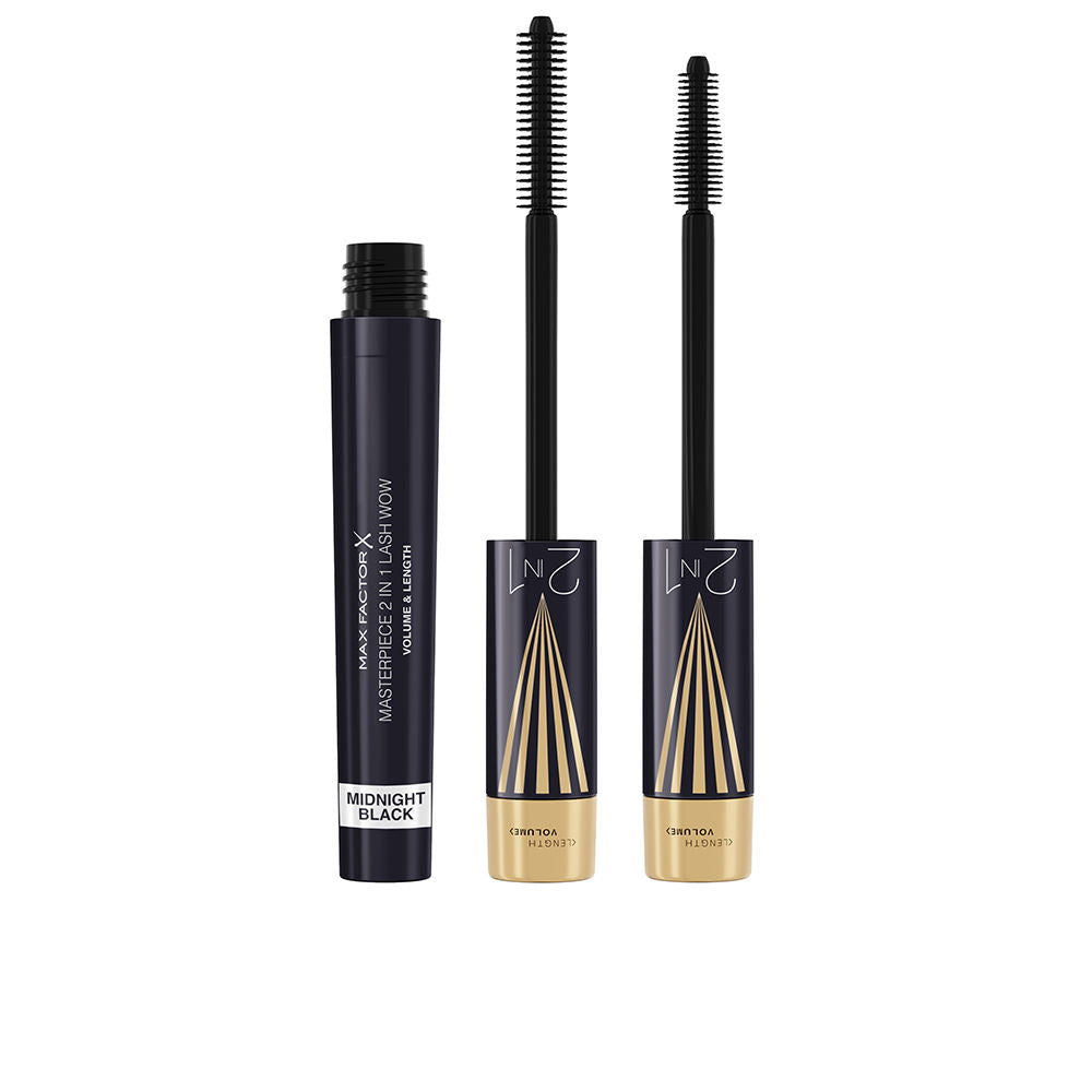 Max Factor Obra de arte 2 em 1 cílios uau rímel #03-midnight preto 7 ml