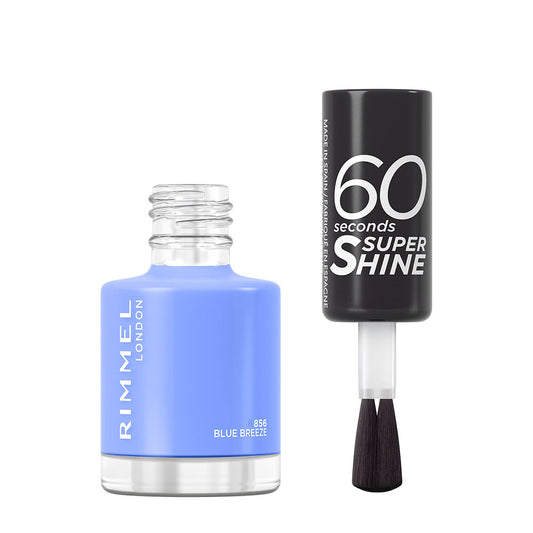 Rimmel London 60 segundos super shine esmalte #856-azul brisa 8 ml
