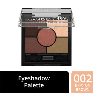 Rimmel London Paleta de sombras scandaleyes #002-brixton marrom 3,80 gr