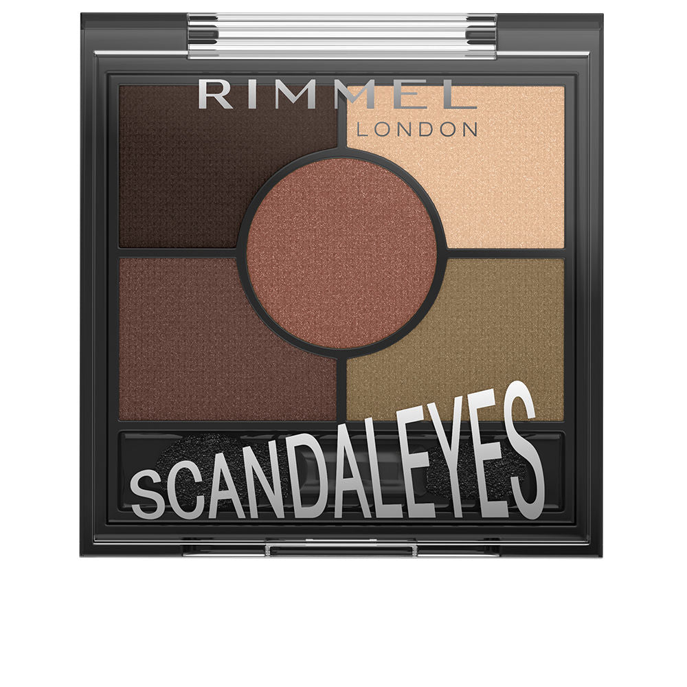 Rimmel London Paleta de sombras scandaleyes #002-brixton marrom 3,80 gr
