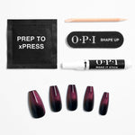OPI xPRESS/ON Unhas Postiças Compridas Swipe Night x30