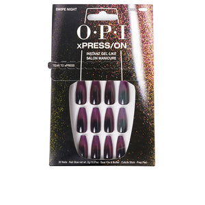OPI xPRESS/ON Unhas Postiças Compridas Swipe Night x30